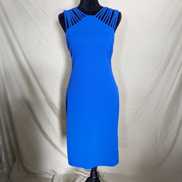 Premier Dresses & Skirts - 3/$15 Blue multi strap dress